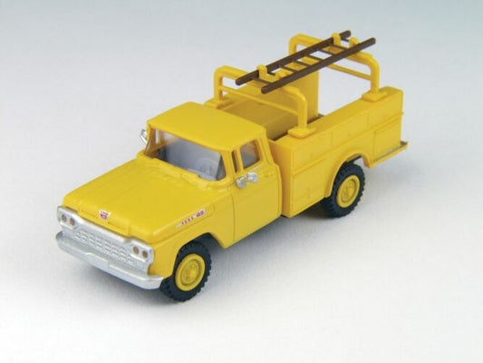 HO Scale Classic Metal Works 30463 1960 Ford Utility Truck-Armour Yellow
