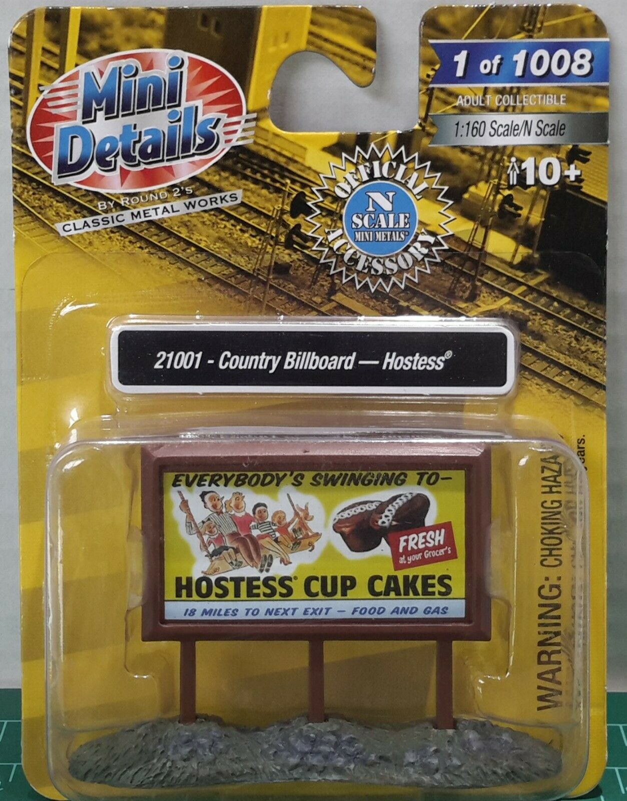 N Scale Classic Metal Works 21001 Hostess Cup Cakes Country Billboard