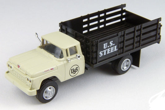 HO Scale Classic Metal Works 30460 1960 Ford Stakebed Truck-US Steel