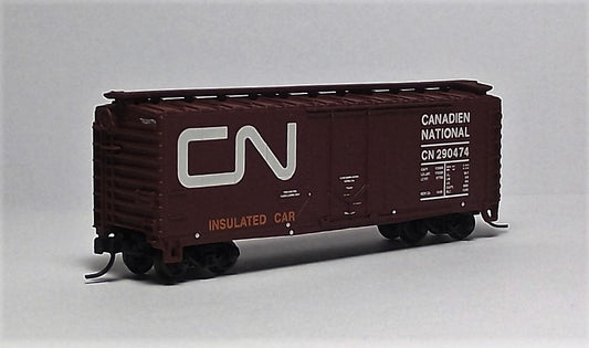 N Scale Atlas "Trainman" 50001092 Canadian National RR 40' Plug Door Box Car #290474