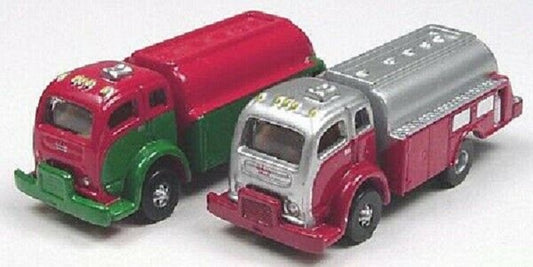 N Scale Classic Metal Works 50204 '53 White 3000 Fuel Delivery Trucks 2 Pieces