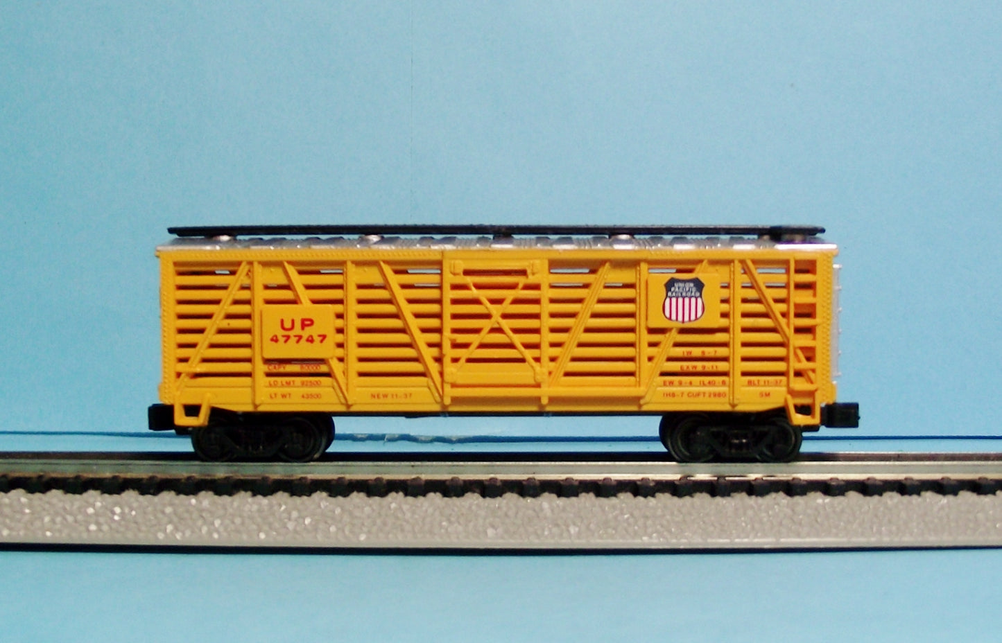 N Scale Bachmann "Silver Series"-71551-Union Pacific Railroad 40' Stock Car