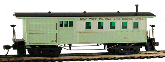 HO Scale Mantua Classics 717110 New York Central & Hudson River 1860's Wooden Combine
