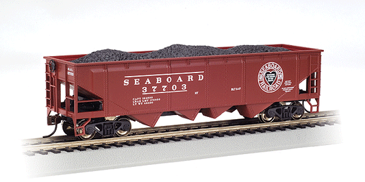 N Scale Bachmann "Silver Series" 73390 Seaboard Railroad 40' Quad Hopper Car