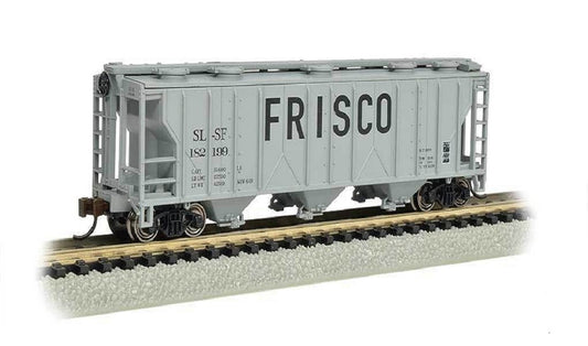N Scale Bachmann 73855 Frisco Railroad PS-2 3 Bay Covered Hopper Car #182199