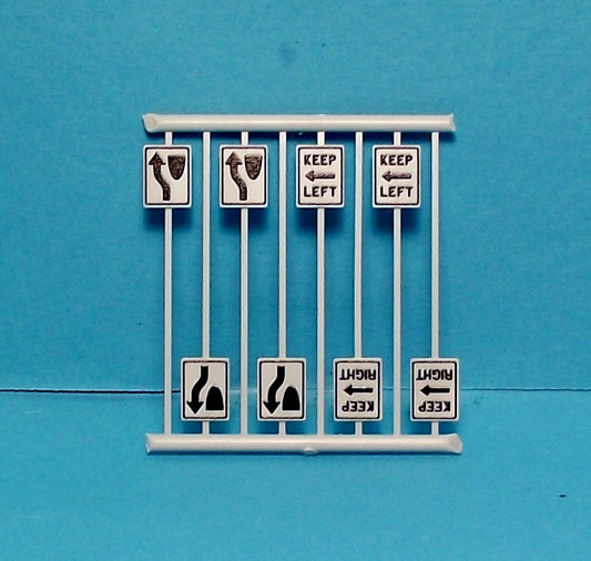 8 Miscellaneous Signs HO Scale Tichy Train Group Scenery Accessories 8 Pcs 9HO