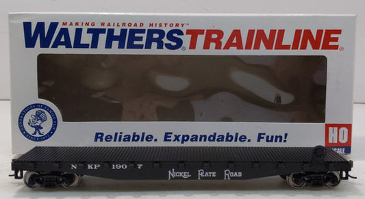 HO Scale Walthers Trainline 931-1607 50' Flatcar Nickel Plate Road RR #1907