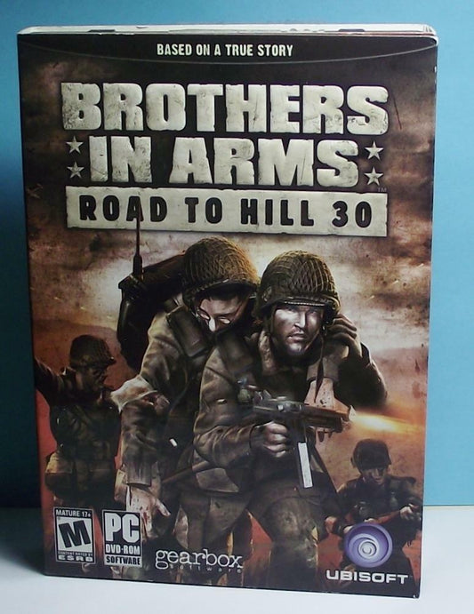 PC Shooter Brothers in Arms Road to Hill 30 Original DVD Case Version Complete