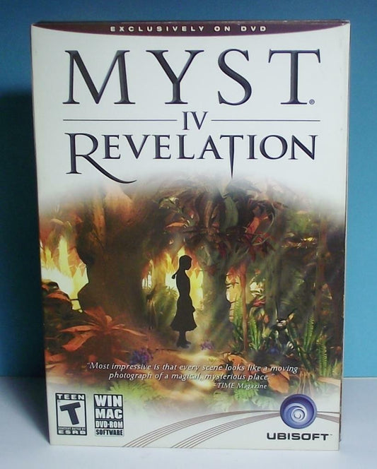 PC Roll Playing Myst 4 Revelation Original DVD Case Version Complete