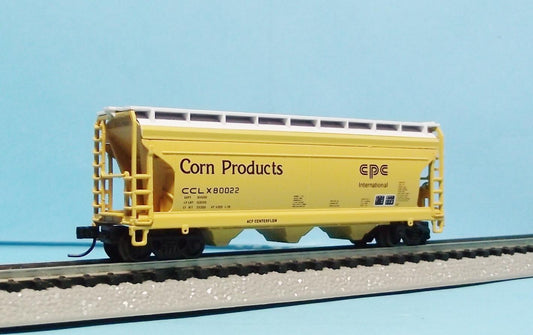 N Scale Atlas 50000920 ACF 3560 Covered Hopper for Corn Products Company #80028