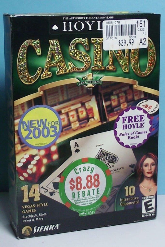 PC Casino Games Hoyle Casino Games Original Small Box Version Complete