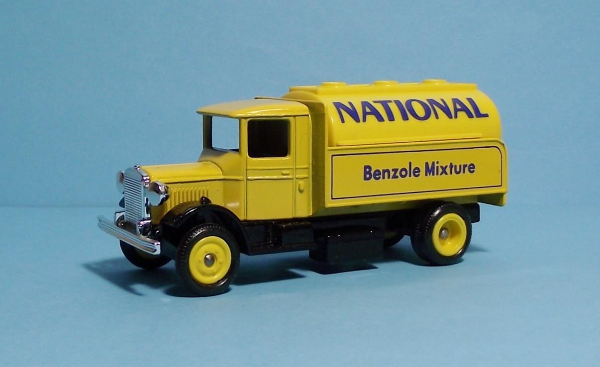 Lledo Models of Days Gone 1934 Mack Tanker Truck for National Benzole Co-112