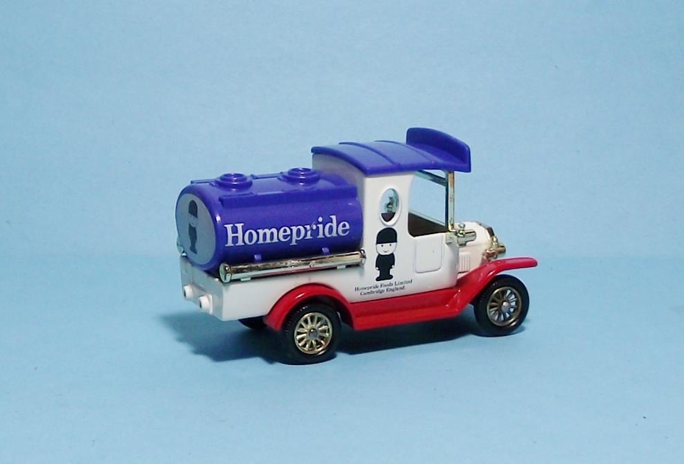 Lledo Models of Days Gone Model T Ford Tanker Truck-Homepride Foods Ltd.-70