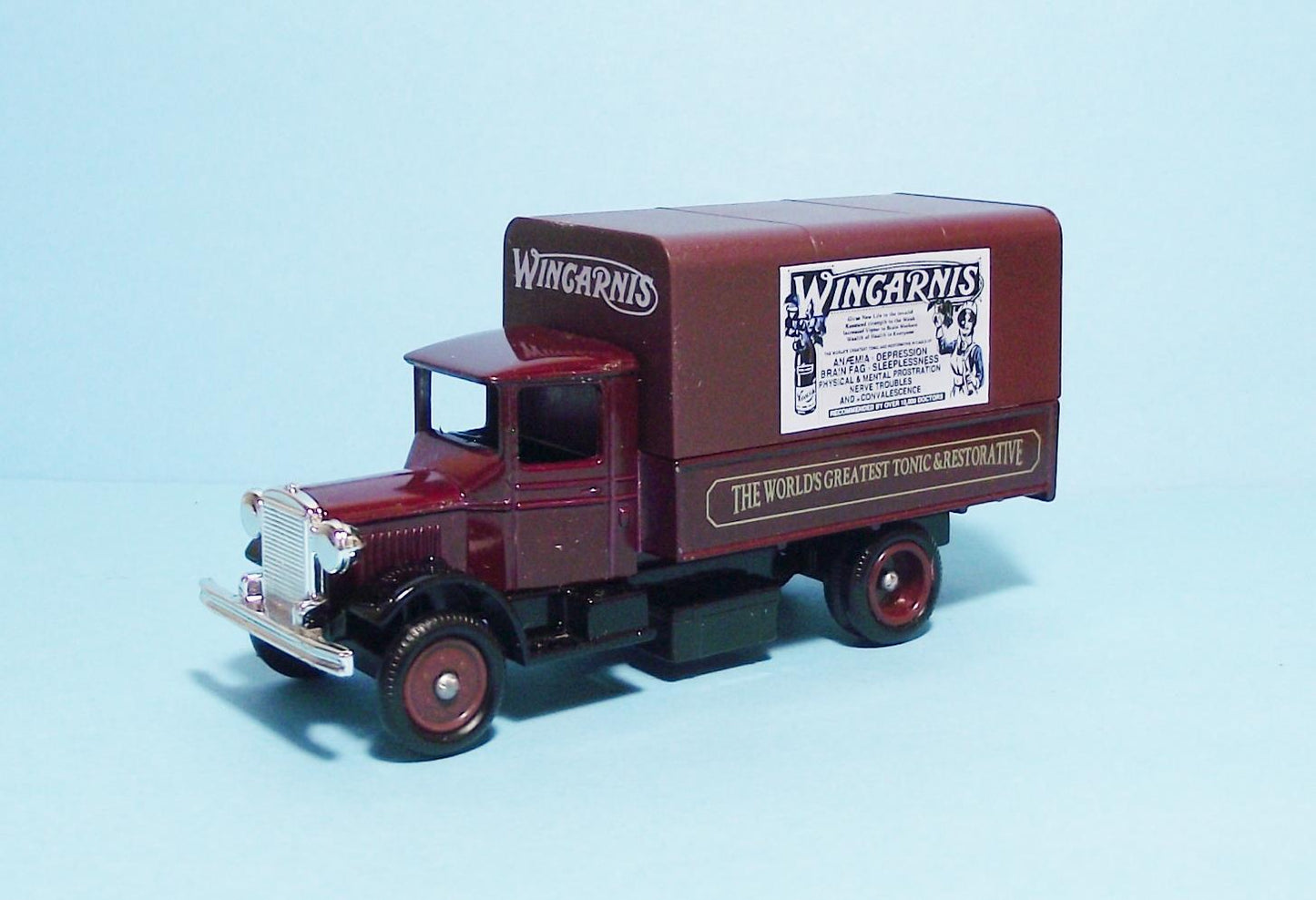 Lledo Days Gone 1934 Mack Canvas Back Truck for Wincarnis Tonic Company-160