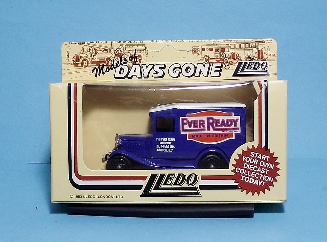 Lledo Models of Days Gone 1934 Model A Ford Van for EverReady Company-75