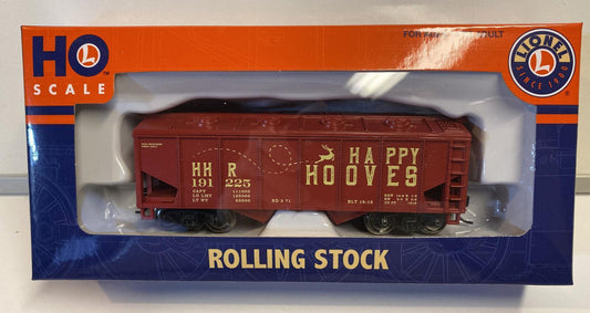 HO Gauge Lionel Freight Car #1954410 Reindeer Feed Company Covered Hopper Rd. #1
