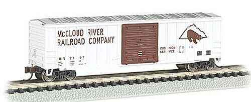 N Scale Bachmann "Silver Series" 19660 ACF 50'6' OB Boxcar McCloud River RR